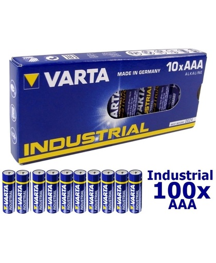 100 Stuks - LR03 AAA 4003 Varta Industrial alkaline
