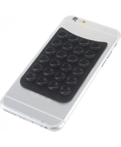 GadgetBay Zuignap matje Anti-slip telefoonhouder Silicone zwart