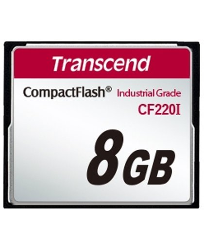 Transcend 8GB Industrial Temp CF220I CF 8GB CompactFlash SLC flashgeheugen