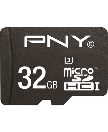 PNY MicroSDHC Turbo Performance 32GB 32GB MicroSDHC UHS-I Klasse 10 flashgeheugen
