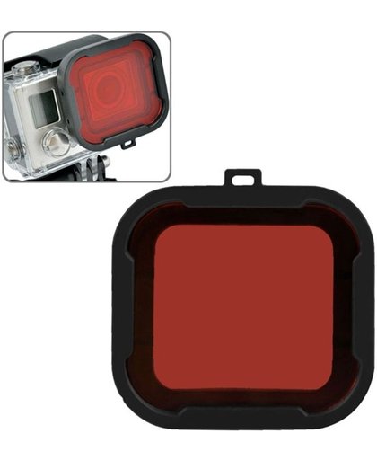 Rode Duik Filter GoPro Hero 3+ en 4 ( rood ) levay