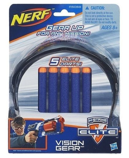 Hasbro NERF N Strike Elite Vision Gear Met 5 Darts