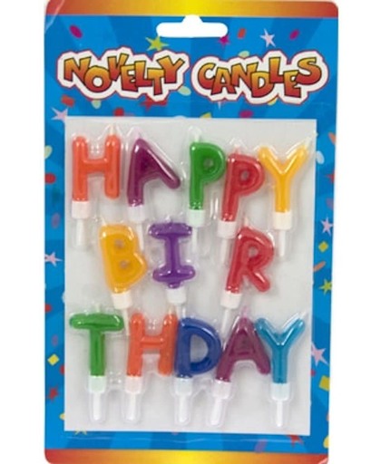 Cosy&Trendy - Happy Birthday letter kaarsjes - mini (set)