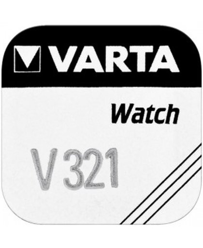 Varta horlogebatterij V321 zilveroxide knoopcel