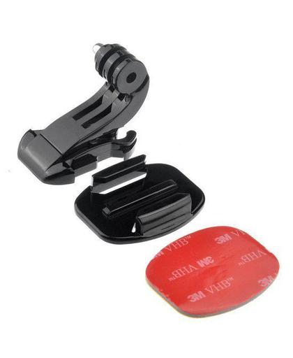 Flat Surface 3M VHB Adhesive Sticky Mount And Vertical Surface J-Hook Buckle For GoPro