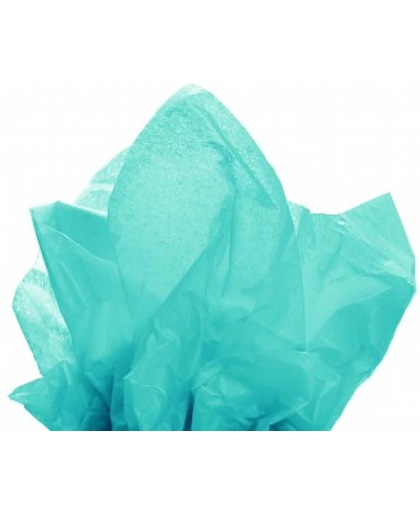 Vloeipapier Turquoise - 50x75cm - 17gr - 480 stuks