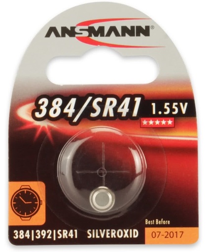Ansmann horloge batterij Silveroxid 1.55V SR41/384/392