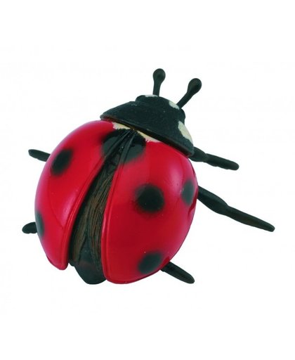 Collecta insecten: lieveheersbeestje 5,5 x 2,5 cm zwart/rood