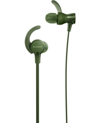 Sony MDR-XB510AS In-ear Stereofonisch Bedraad Groen mobiele hoofdtelefoon
