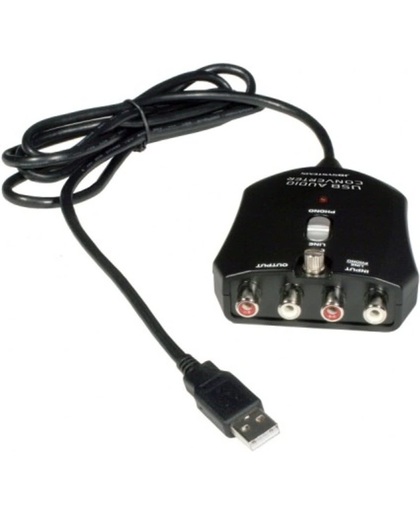 JB Systems USB Audio Converter Zwart audio-omzetter