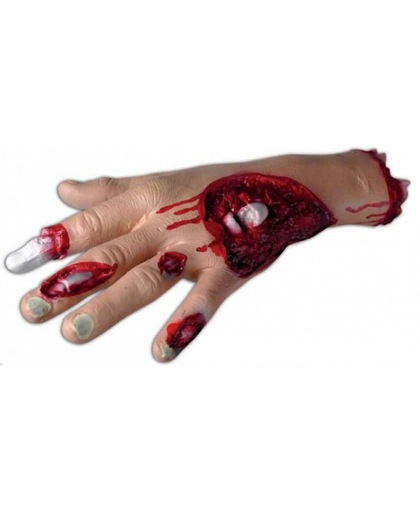 Halloween Bloederige hand met wond