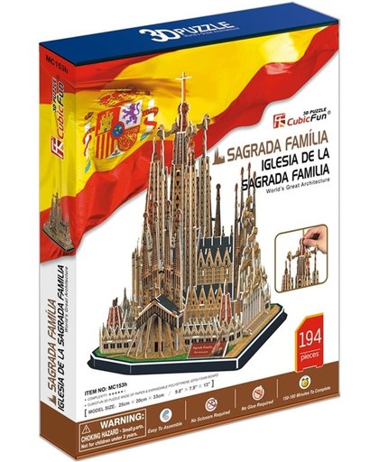 3D Puzzel Sagrada Familia 194 Stukjes