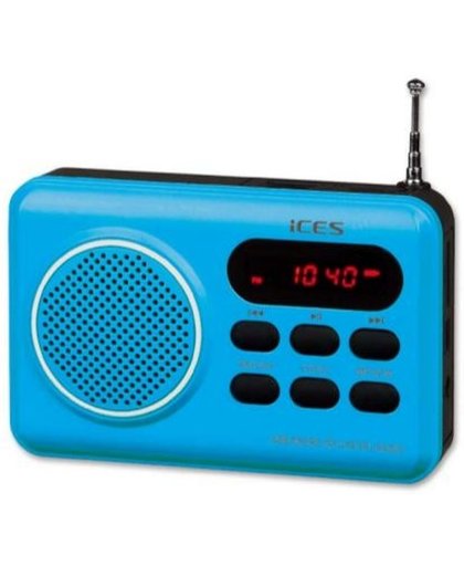 Ices IMPR-112 - Draagbare radio - Blauw