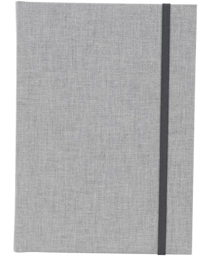 GOLDBUCH GOL-64919 Linum A5 gastenboek 15x21 cm notitieboek grijs als receptieboek