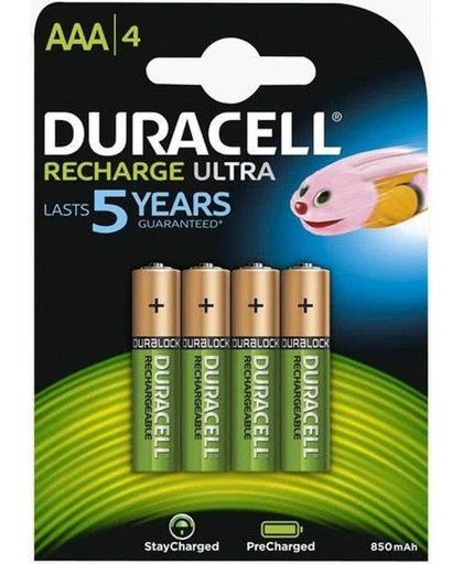 Duracell Recharge Turbo AAA oplaadbare batterijen - 4-pack