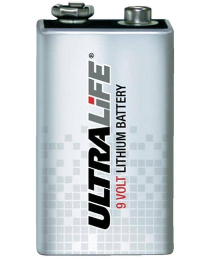 ULTRALIFE Professional Lithium batterij 9V - 1stuk