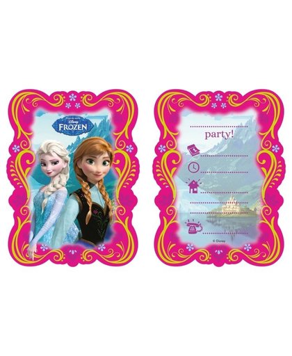 Disney Frozen Uitnodigingen 6 Stuks