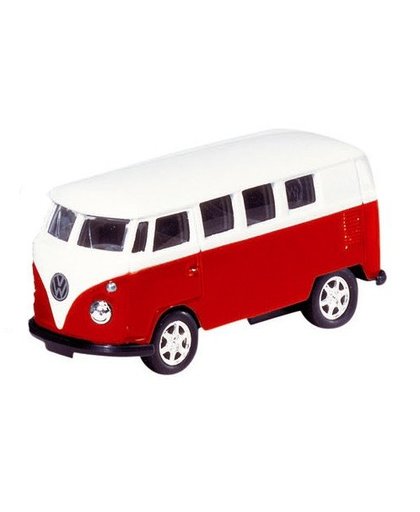 Welly Metalen Volkswagen Bus (1962): Rood