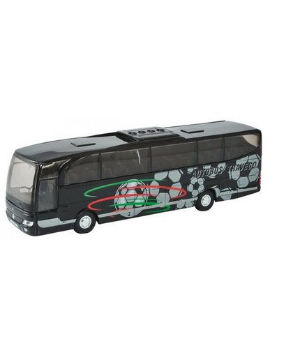 Welly Metalen Bus Travego: 18 cm Zwart