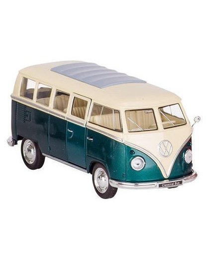 Welly Metalen Volkswagen Bus T1: Groen 13,5 cm