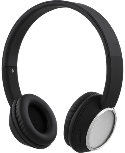 STREETZ HL-345 Draadloze Bluetooth On-ear hoofdtelefoon met microfoon Zilver-Zwart