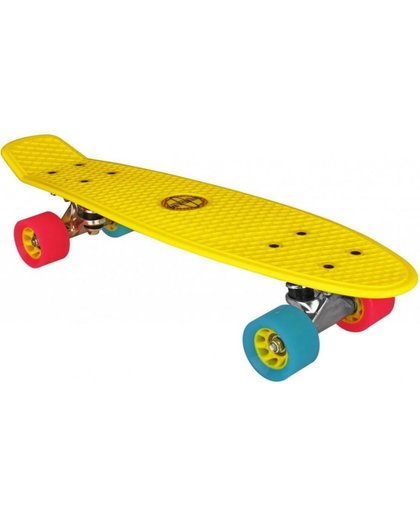 Nijdam Flipgrip Skateboard 22,5 Inch Geel
