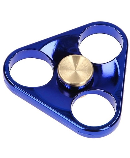 Luxe Metalen Fidget Hand Spinner - Blauw
