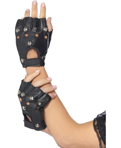 Punk Gloves handschoenen met studs