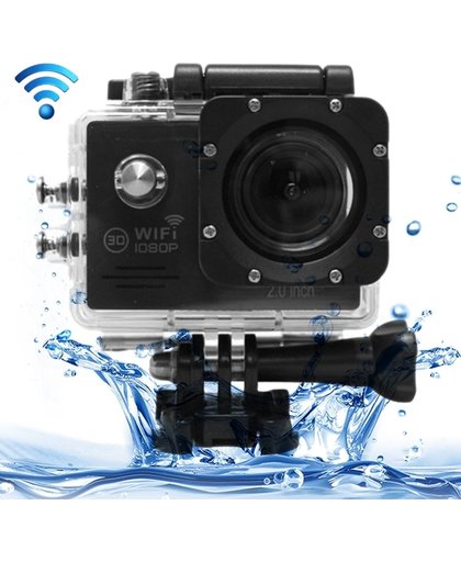 SJ7000 Full HD 1080P 2.0 inch LCD Screen Novatek 96655 WiFi Sports Camcorder Camera met Waterdicht hoesje, 170 Degrees HD Wide-angle Lens, 30m Waterdicht(zwart)
