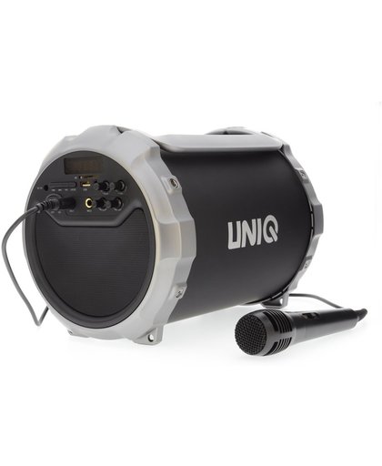 Uniq Karaoke Bluetooth Speaker -  Zwart
