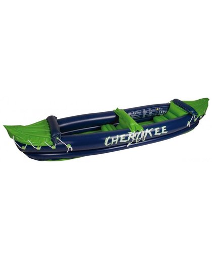Waimea Opblaasbare Kano 2 Persoons Cherokee blauw/groen