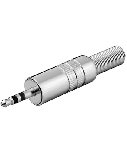 S-Impuls 3,5mm Jack (m) connector - metaal - 3-polig / stereo
