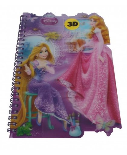 Disney Princess Notitieboekje A5 3D