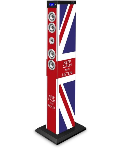 Bigben Interactive Multimedia vloerstaande speaker met Britse vlag