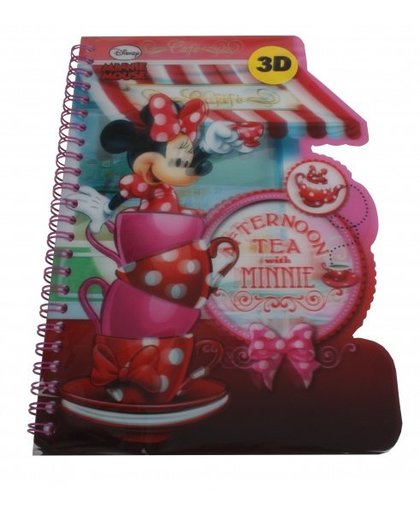 Disney Minnie Mouse Notitieboekje A5 3D
