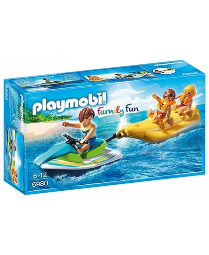 PLAYMOBIL Family Fun: Jetski met bananenboot (6980)