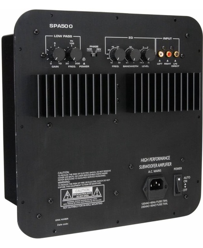 Dayton Audio SPA500 500W Subwoofer Plate Amplifier