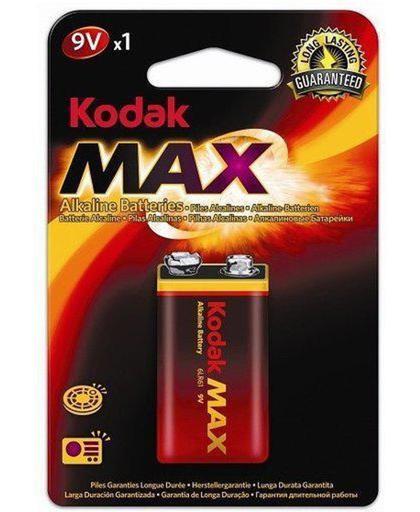 Kodak K9V Max Alkaline 9V niet-oplaadbare batterij