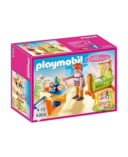 PLAYMOBIL Dollhouse: Babykamer met wieg (5304)