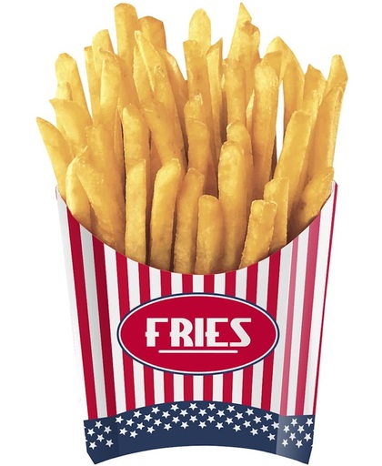 USA Party French Fries Bakjes- 4 stuks