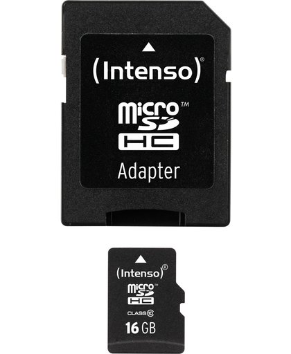 Intenso 16GB Micro SDHC 16GB Micro SDHC Class 10 flashgeheugen