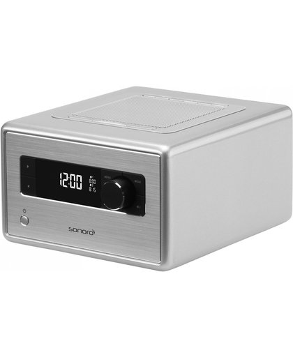 Sonoro SO-110SI - DAB+ (wekker)radio met Bluetooth - Zilver