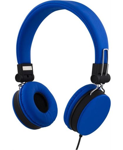 STREETZ HL-222 Opvouwbare On-ear hoofdtelefoon met microfoon & Noise reduction Blauw