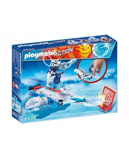 PLAYMOBIL Action: Icebot met Disc Shooter (6833)