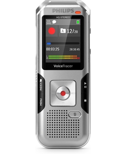 Philips DVT4010 dictaphone Intern geheugen & flash-kaart Zilver