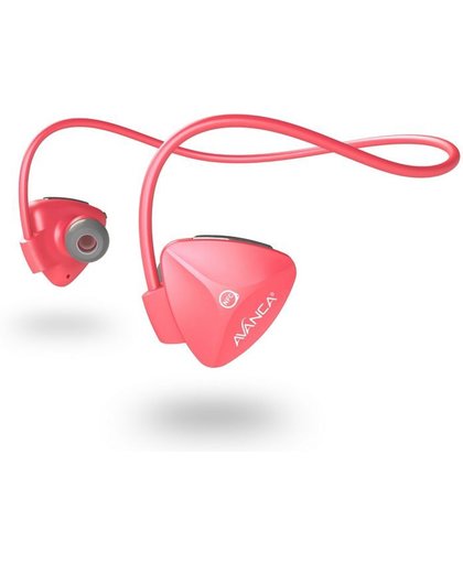 Avanca D1 Sport Headset - Koraalroze mobiele hoofdtelefoon