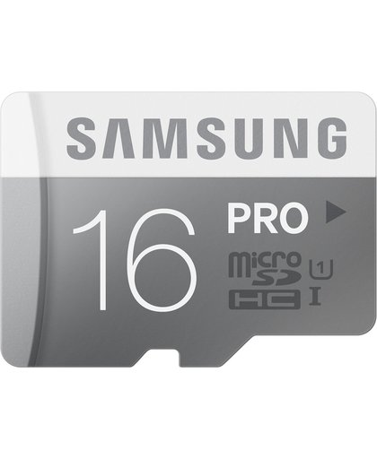 Samsung 16GB, Micro SDHC PRO 16GB Micro SDHC UHS Class 10