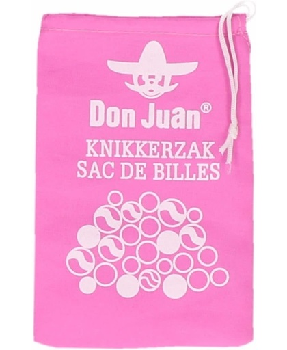 Roze knikkerzak Don Juan