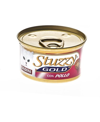 Stuzzy Gold Kip Cubes - Kat - Aanvullend natvoer - 24 x 85 gr