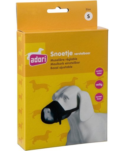 Adori Muzzle Snoetje Verstelbaar Zwart 24-29 cm